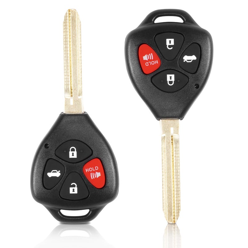 VOFONO Replacement Remote Key Fob Fits for Toyota Camry 2007 2008 2009 2010 2011/Corolla 2009-2010 Keyless Entry Remote Control FCC ID: HYQ12BBY, 89070-06232(Pack of 2) - Image 1